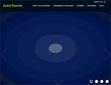 Tablet Screenshot of cyklotrenink.com